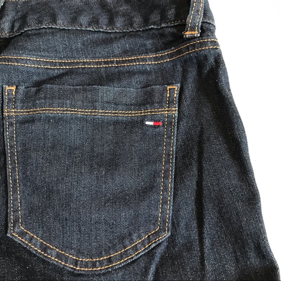 Tommy Hilfiger modern bootcut dark blue jeans size 8S - Picture 4 of 14